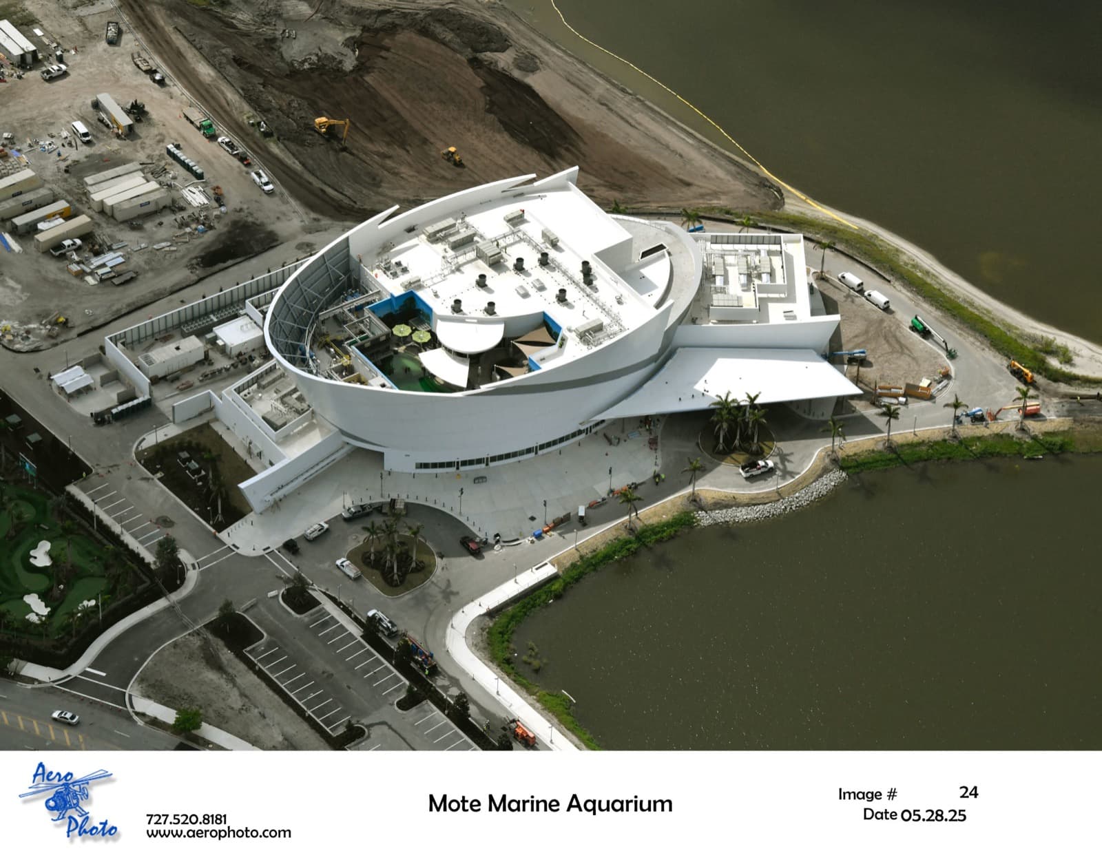 Mote Marine Laboratory SEA Aquarium — aerial, Sarasota, Florida